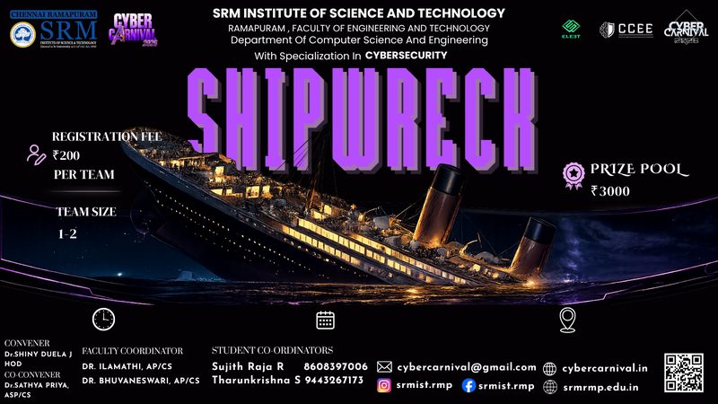 SHIPWRECK poster