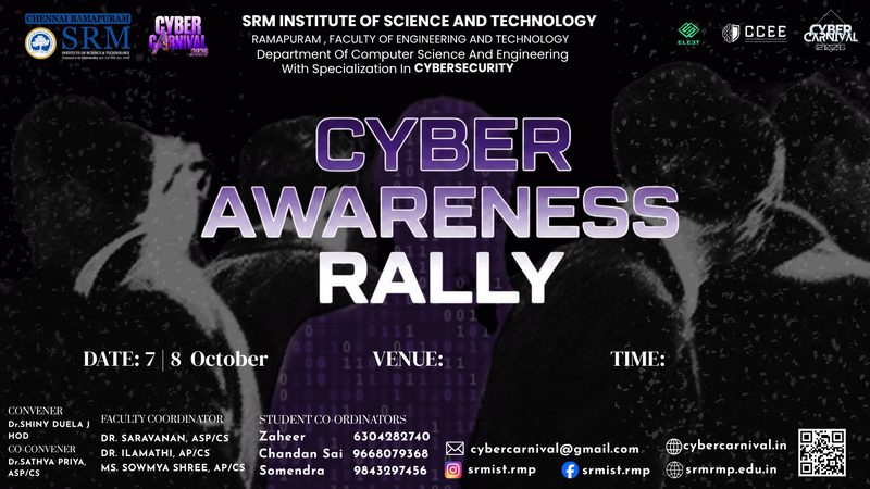 CYBER AWARENESS RALLY poster